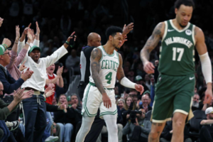 Celtics Dominasi Bucks 107-79, Jaylen Brown 30 Poin
